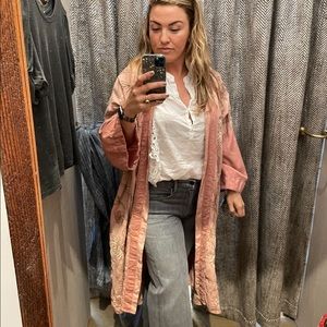 Magnolia Pearl Lilikoi Kimono embroidered